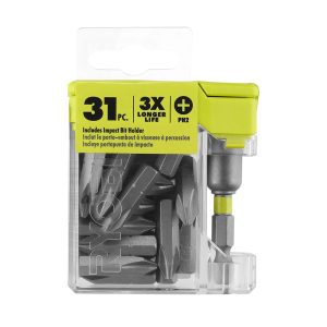 31 PC. 1?? BULK IMPACT DRIVE BIT SET
